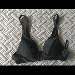 NWT Maloha Black Bikini Top